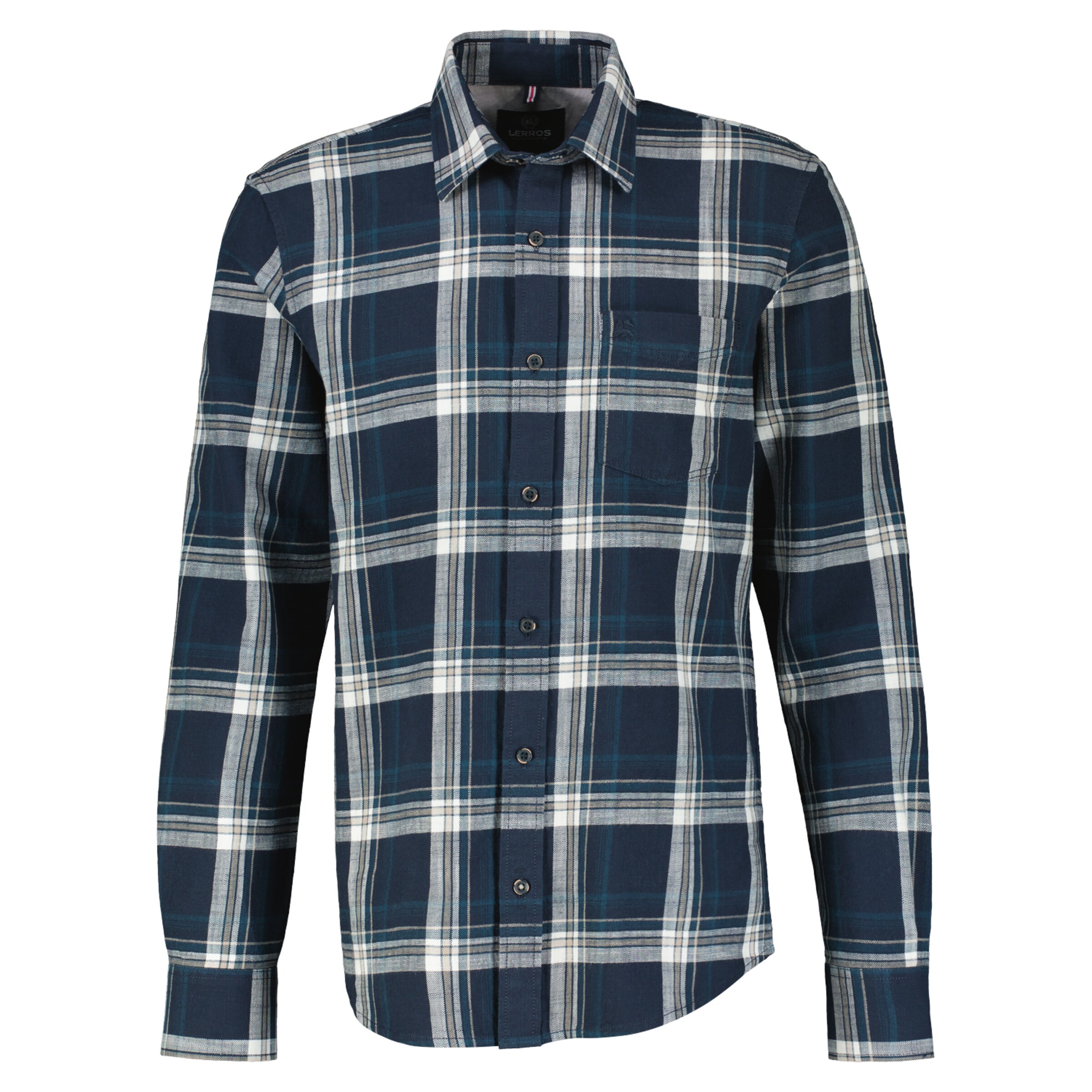 LERROS Regular Fit Hemd in Blau: Vorderseite