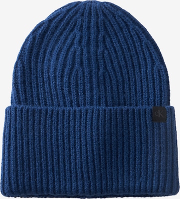 Calvin Klein Beanie in Blue: front