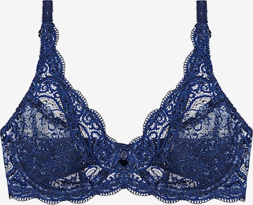 TRIUMPH Bügel-BH ' Amourette 300 ' in Blau: Vorderseite