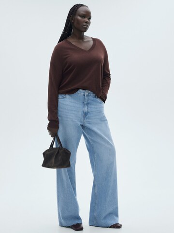 MANGO Wide Leg Jeans 'EDANILA' in Blau: Vorderseite