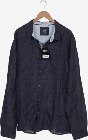 CAMP DAVID Button Up Shirt in XXXL in Blue: front