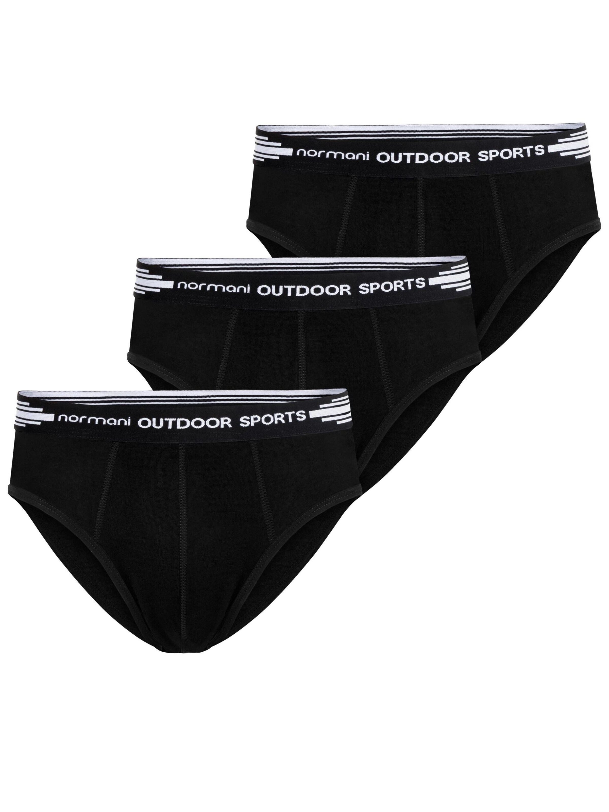 normani Slip in Schwarz: Vorderseite