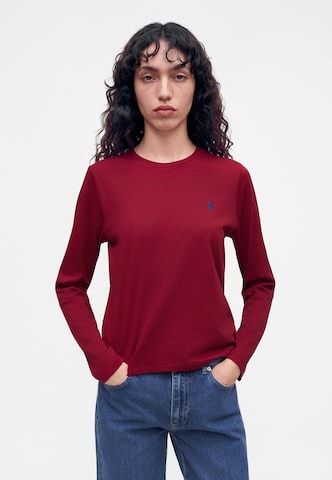T-shirt Polo Ralph Lauren en rouge : devant