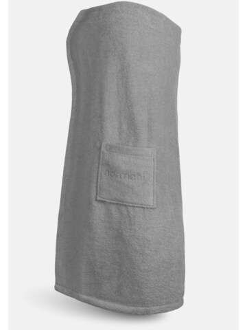 normani Short Bathrobe 'Mardin' in Grey