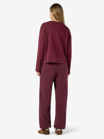 Loosefit Pantalon 'NMVilla' Noisy may en rouge