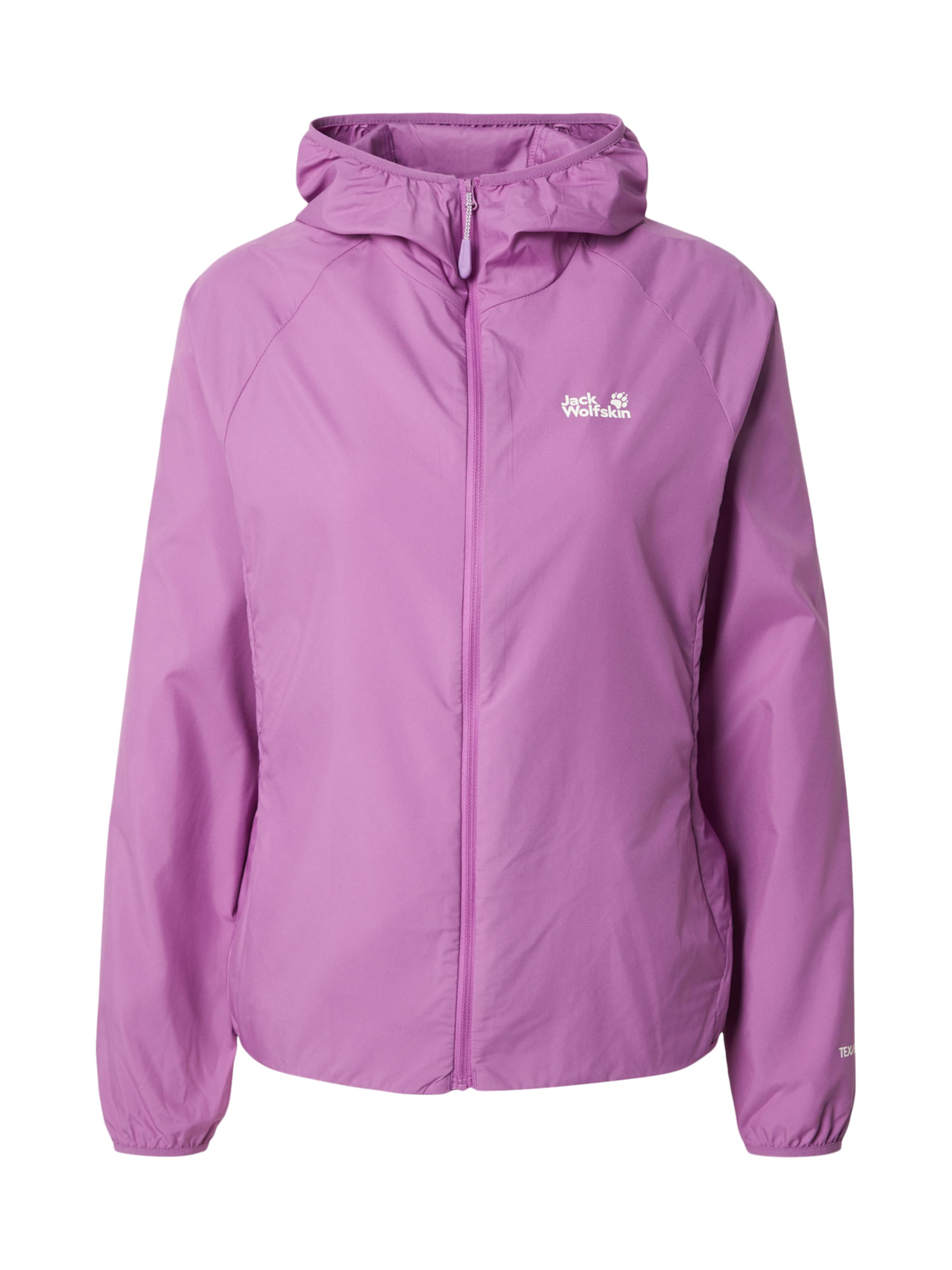 JACK WOLFSKIN Outdoorová bunda 'PRELIGHT AERO' - Fialová: predná strana
