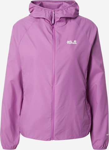 JACK WOLFSKINOutdoor jakna 'PRELIGHT AERO' - ljubičasta boja: prednji dio