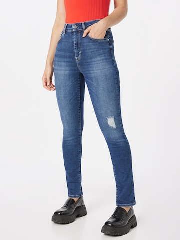 Coupe slim Jean 'SCARLETT' ONLY en bleu : devant