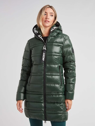 Cappotto invernale 'R4D Tramline' di JACK1T in verde: frontale