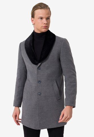 Redbridge Between-Seasons Coat in Grey: front