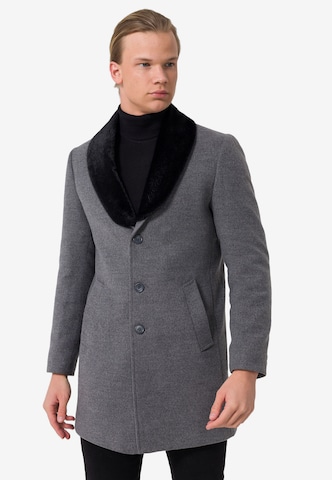 Redbridge Between-Seasons Coat in Grey: front