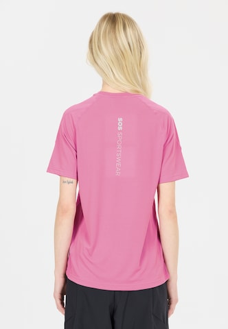 SOS Performance shirt 'Pillar' in Pink