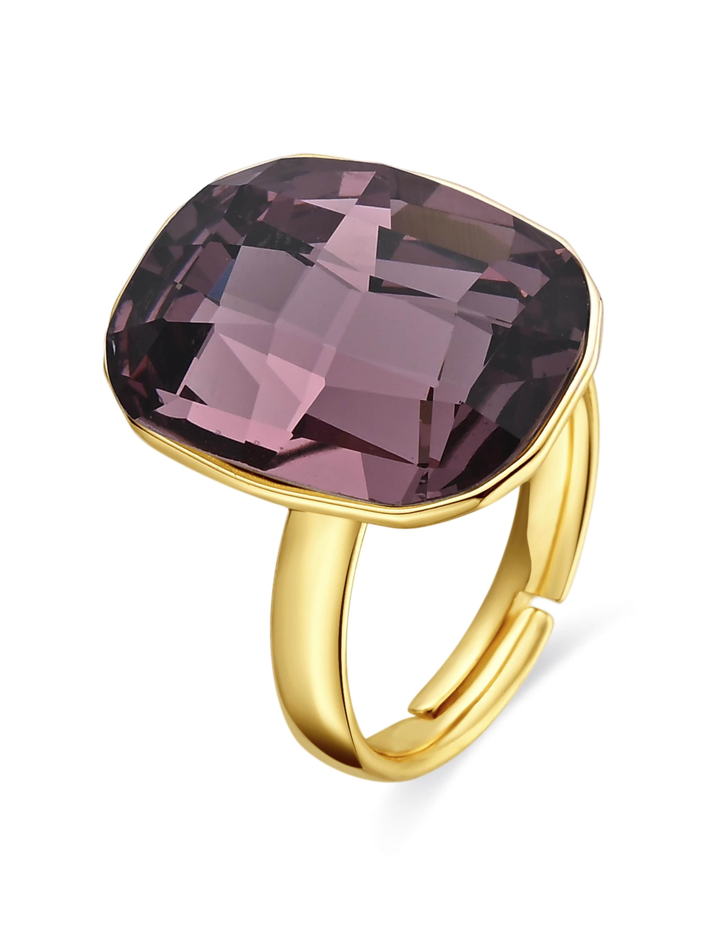 Luxenter Ring 'Rakco'‌‌‌ in Lila: Vorderseite