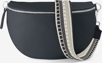 lePelou Gürteltasche 'FIONA large' in Blau: Vorderseite