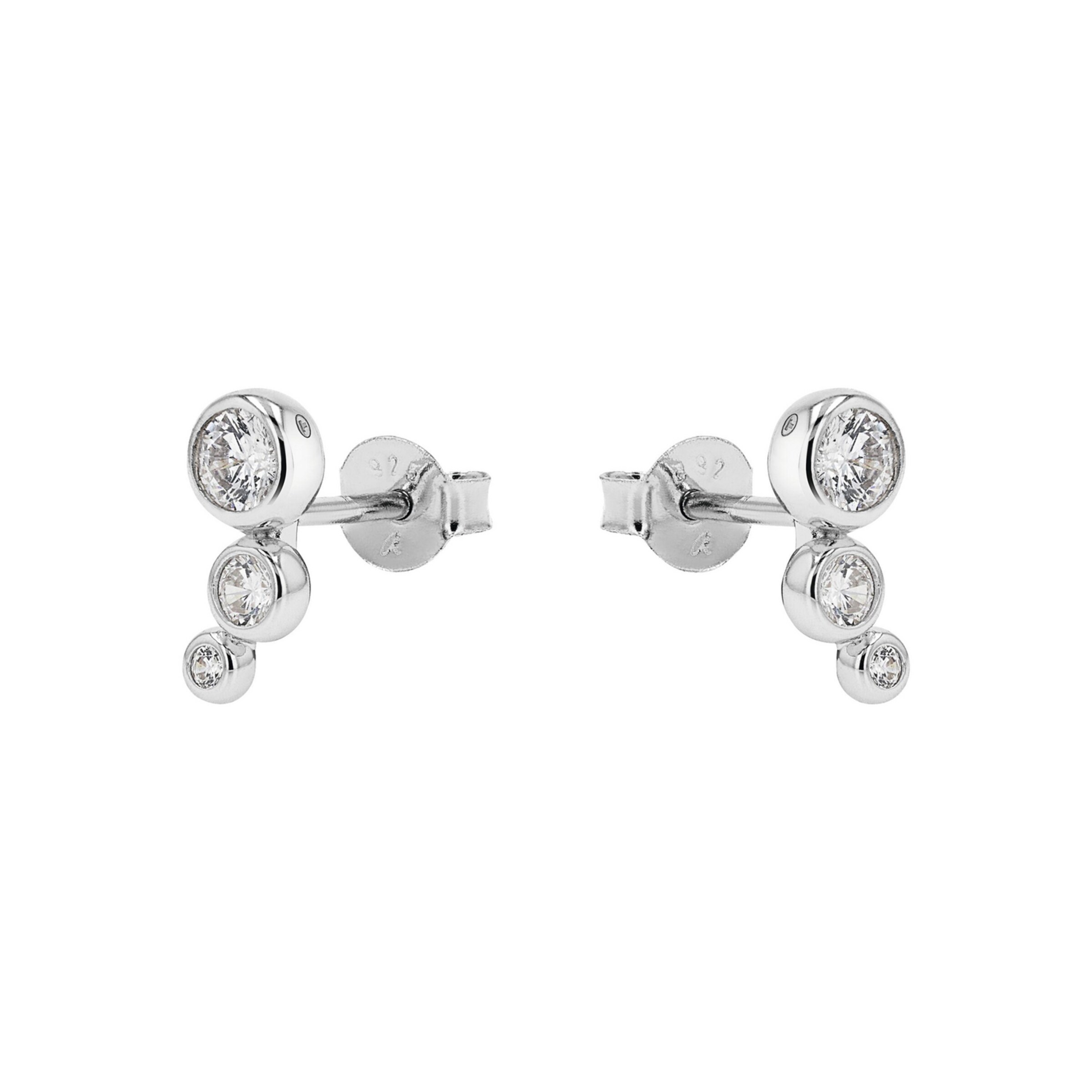 TOM TAILOR Ohrringe in Silber: Vorderseite