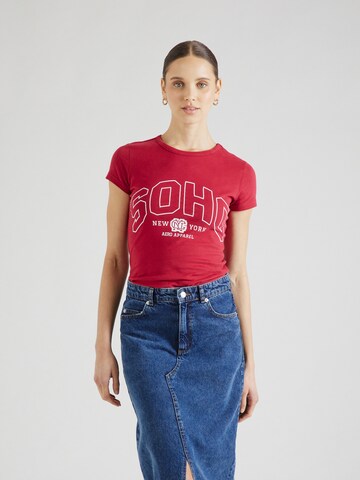 AÉROPOSTALE Shirts 'SOHO' i rød: forside