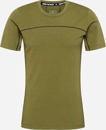 Champion Authentic Athletic Apparel Performance Shirt in Green: front