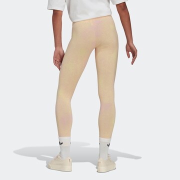 ADIDAS ORIGINALS Skinny Leggings ' Allover Print' in Geel