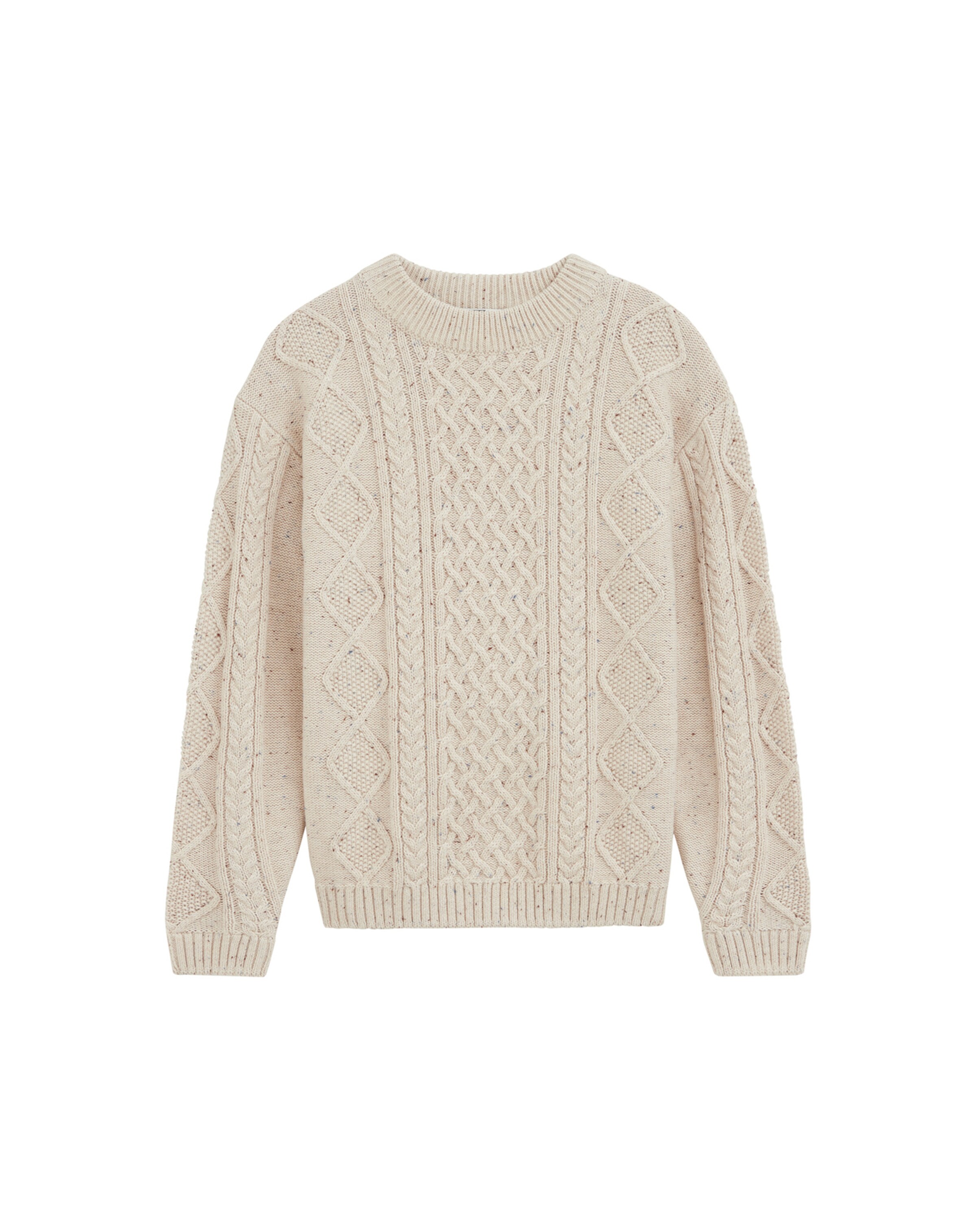 WE Fashion Tröja i beige: framsida