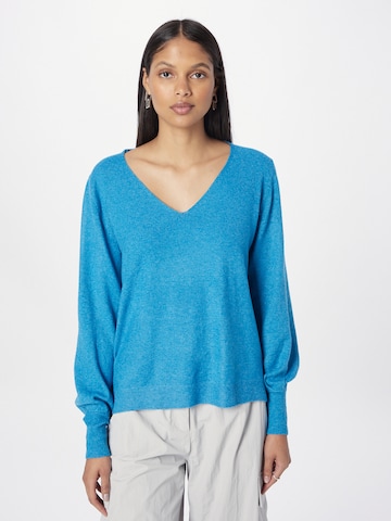 ICHI Sweater 'ALPA' in Blue: front