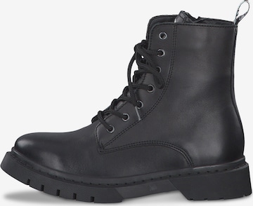 TAMARIS Lace-Up Ankle Boots in Black