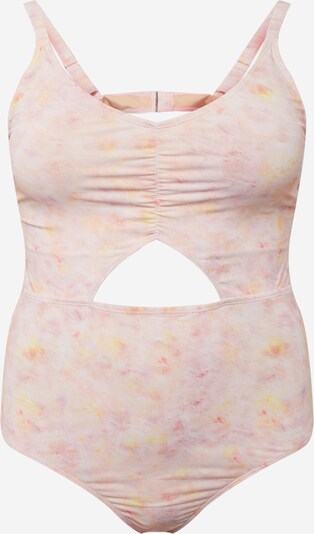 Costum de baie întreg Cotton On Curve pe galben / roz pal / alb, Vizualizare produs