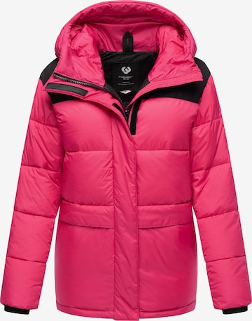 Giacca invernale 'Wikesh' di Ragwear in rosa: frontale