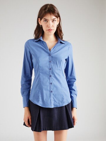 MORE & MORE Blouse 'Billa' in Blue: front