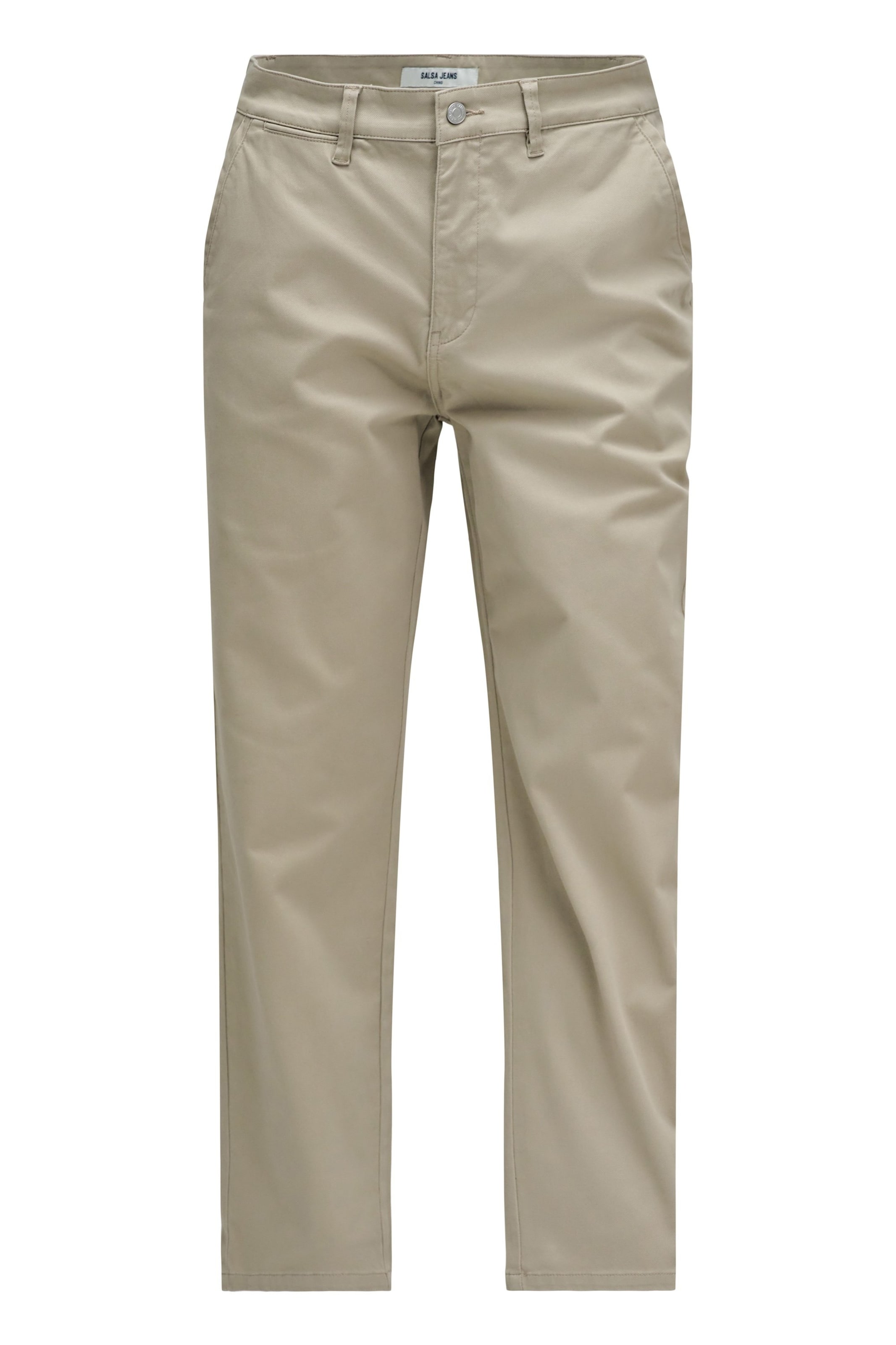 Salsa Jeans Regular Chino in Beige: voorkant