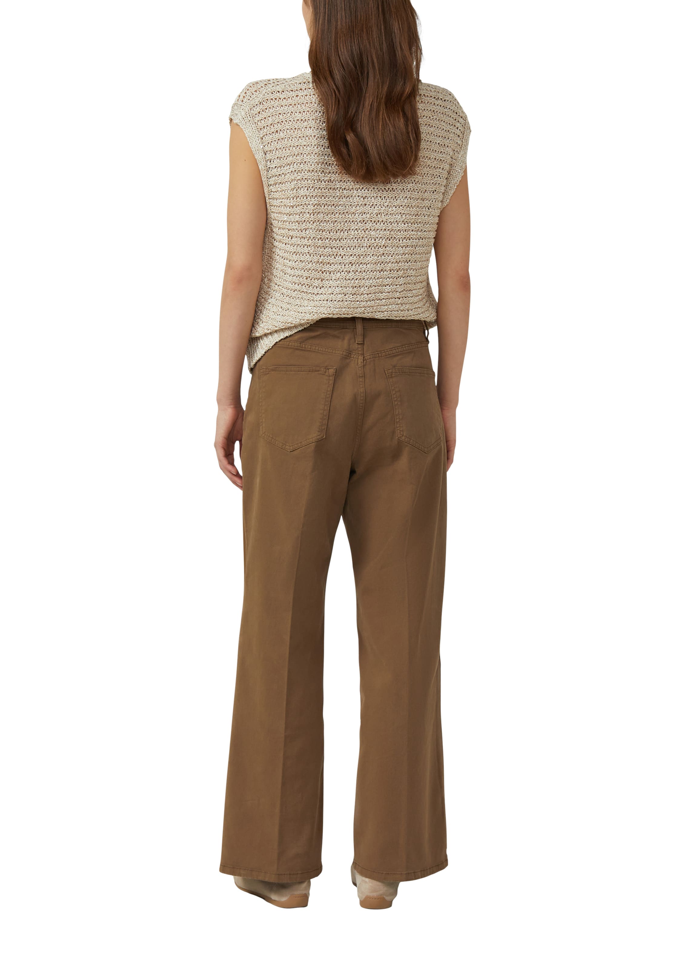 s.Oliver Wide leg Jeans ' SURI ' in Bruin