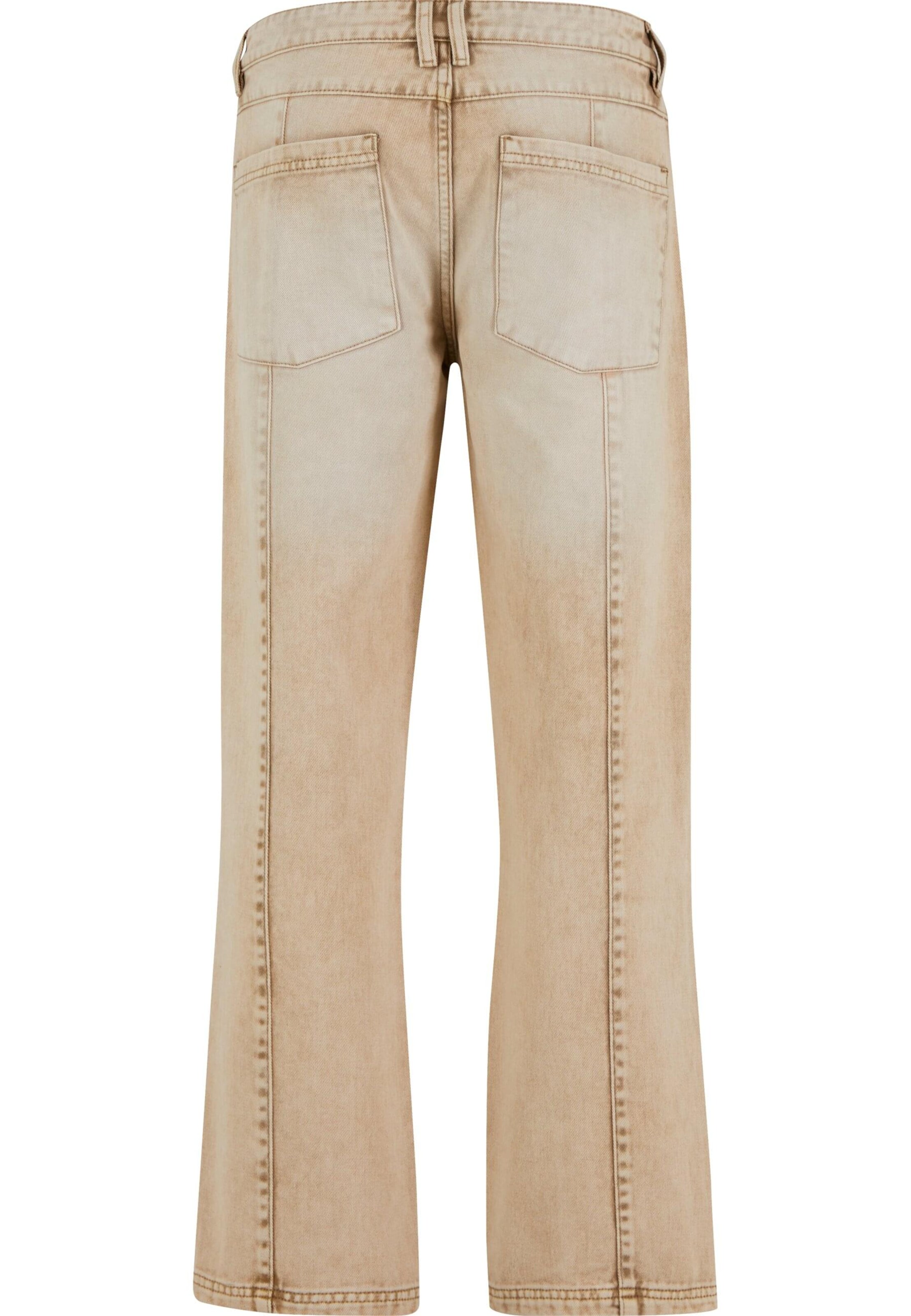 Urban Classics Разкроени Дънки в бежово