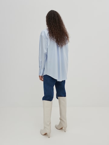 EDITED Bluse 'Gianna' (GOTS) in Blau