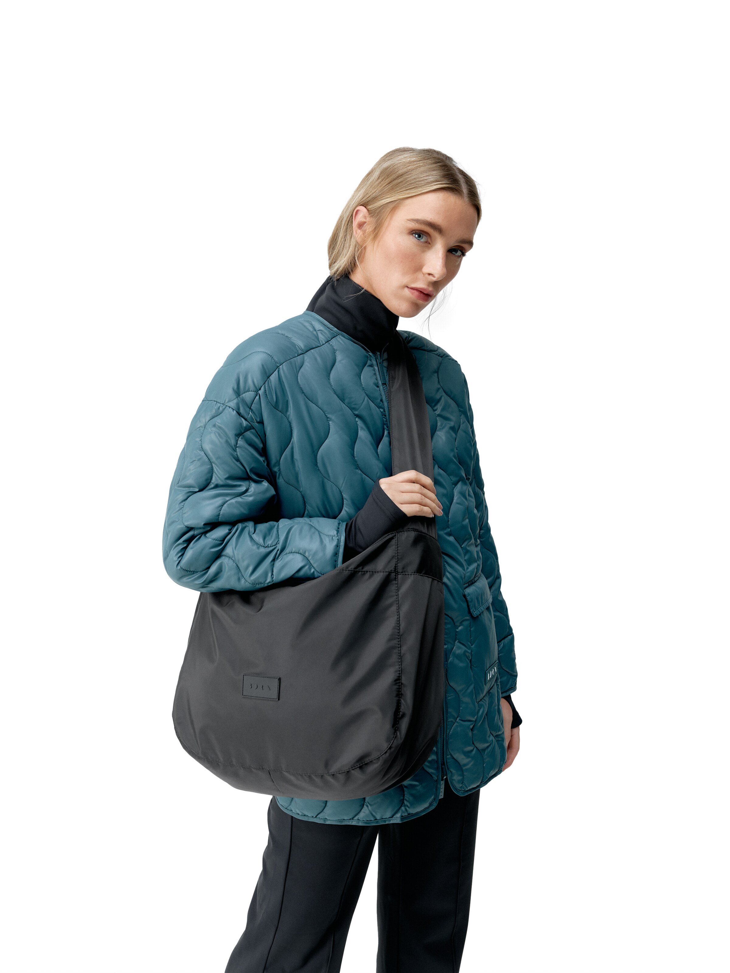 Cabas 'Sansa' Born Living Yoga en noir : devant