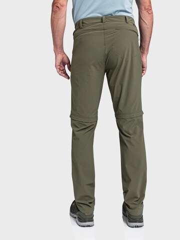 Schöffel Slim fit Outdoor trousers in Green