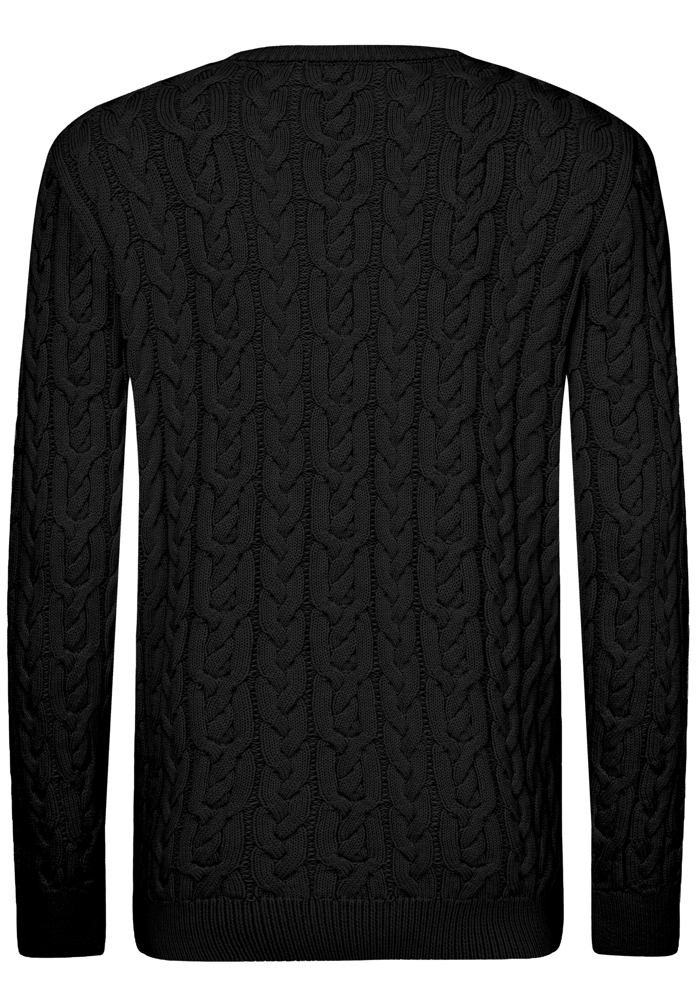 Jimmy Sanders Pullover in Schwarz