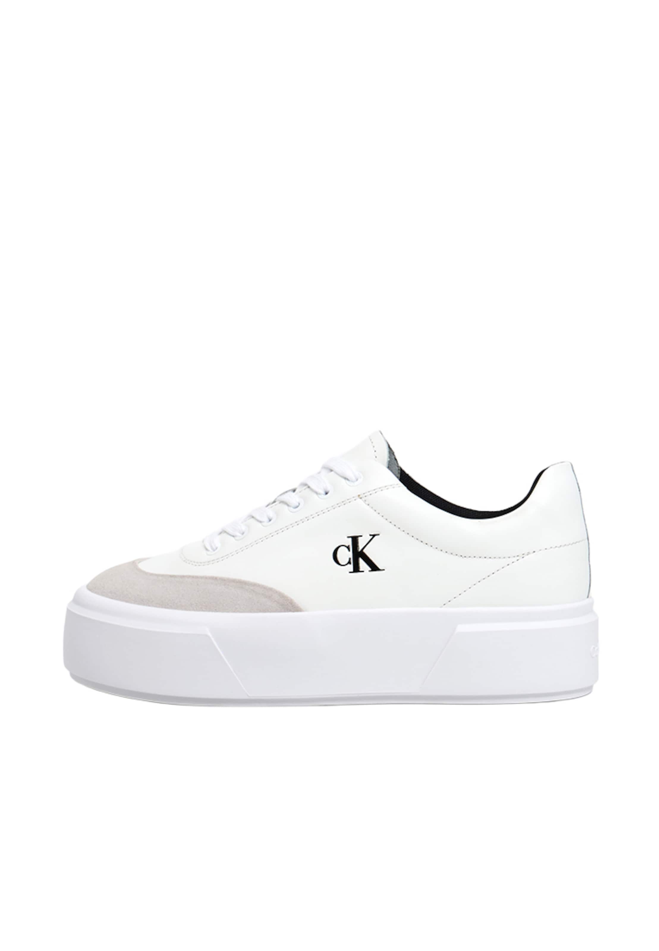Calvin Klein Низкие кроссовки в Белый: спереди