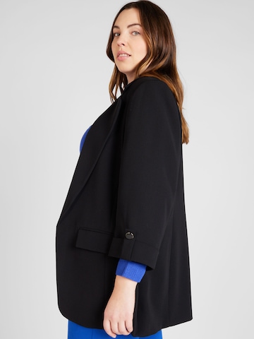 River Island Plus Blazer in Schwarz