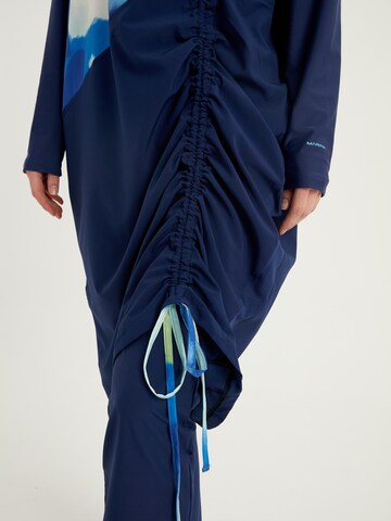 MARINA High neck Swimsuit in Blue