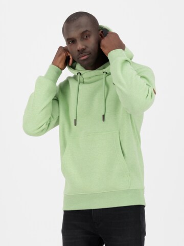 Alife and Kickin - Sudadera 'JohnsonAK' en verde: frente