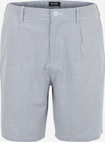 Only & Sons Big & Tall Chino Pants 'DEW' in Blue: front