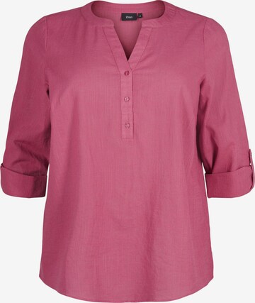 Zizzi Blouse 'CANANNA' in Rood: voorkant