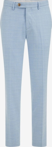 WE Fashion Slimfit Broek in Blauw: voorkant