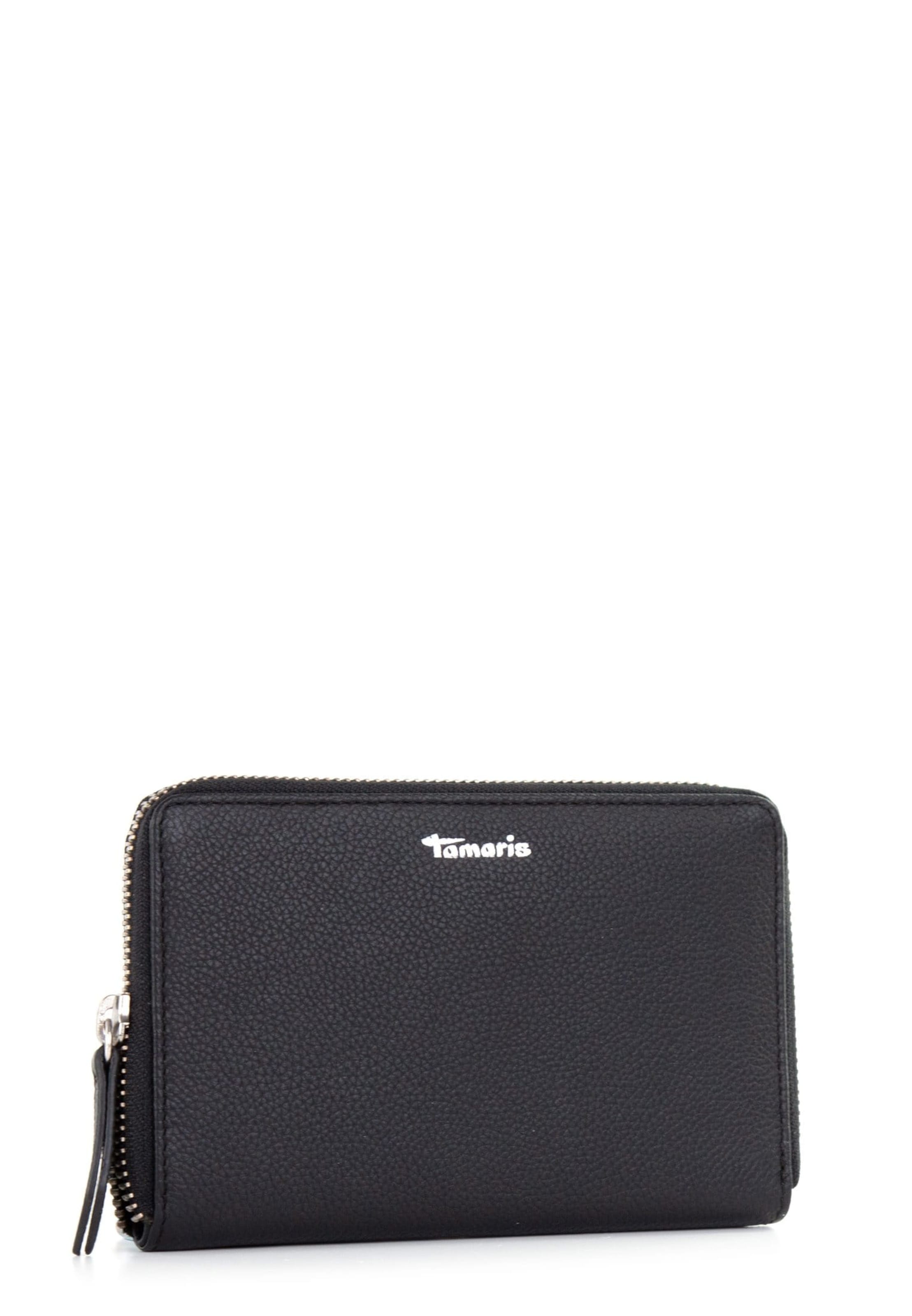 Tamaris Portemonnaie 'Amanda' in Schwarz