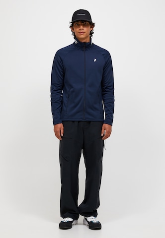 Veste en polaire PEAK PERFORMANCE en bleu