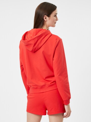 Calvin Klein Underwear Zip-Up Hoodie in Red