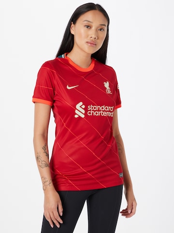 NIKE Трико 'Liverpool FC 2021/22 Stadium Home' в червено: отпред