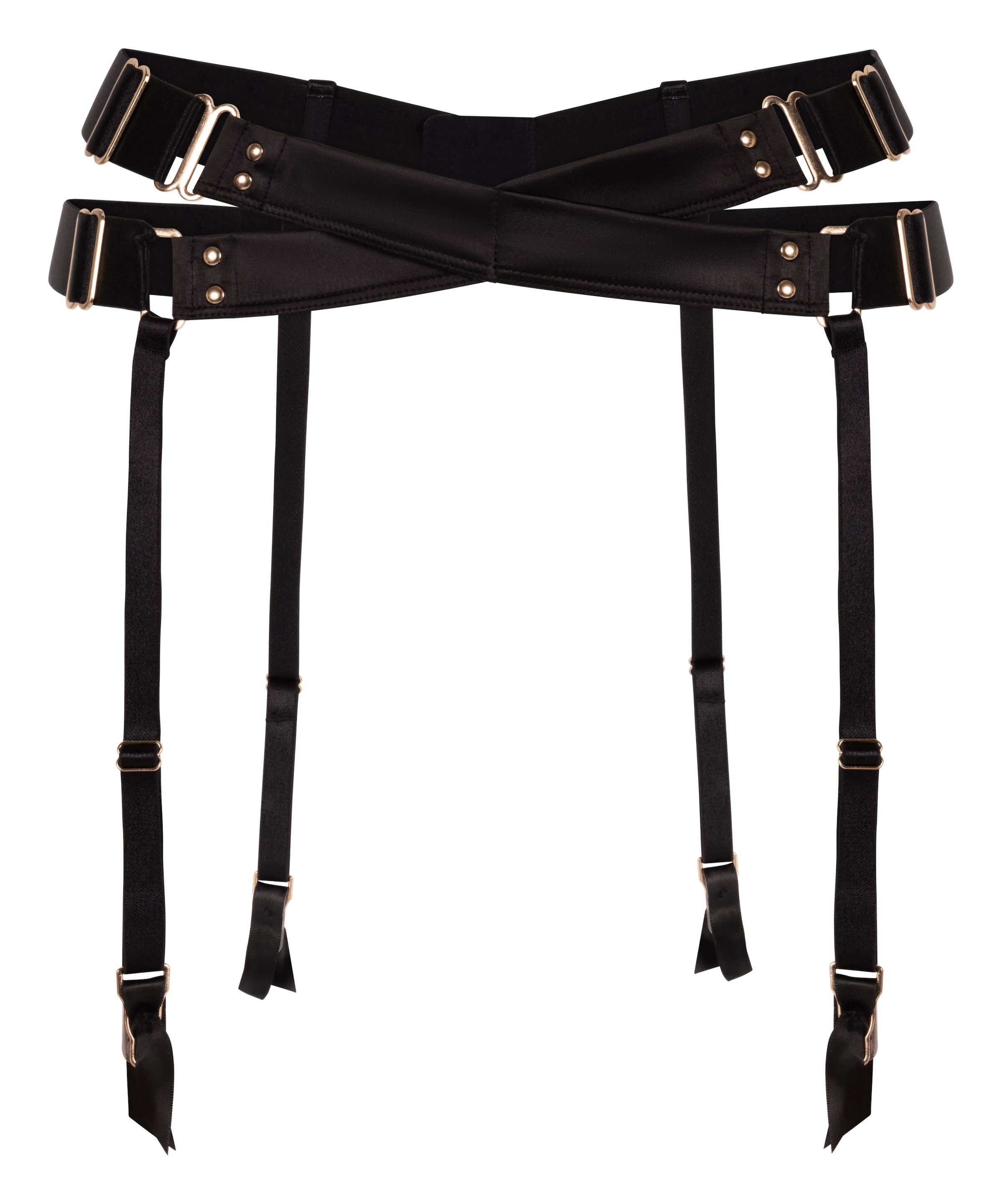 Hunkemöller Strumpfhalter 'Colette Suspenders' in Schwarz: Vorderseite