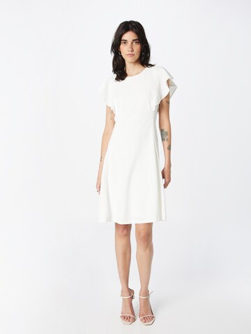 Robe de cocktail DKNY en blanc : devant