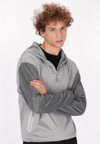 TUFFSKULL Sweatvest in Grijs: voorkant