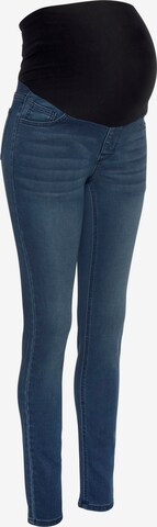 Neun Monate Skinny Jeans in Blue: front